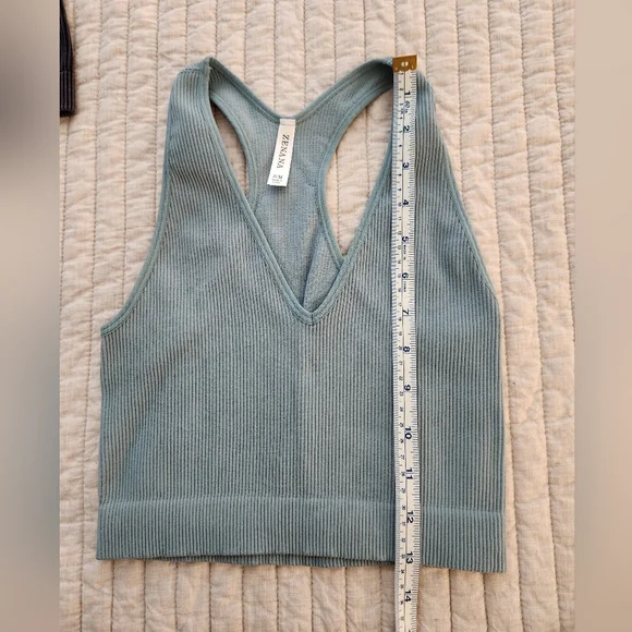 NWOT Zenana Blue/gray Brami. - Picture 2 of 5